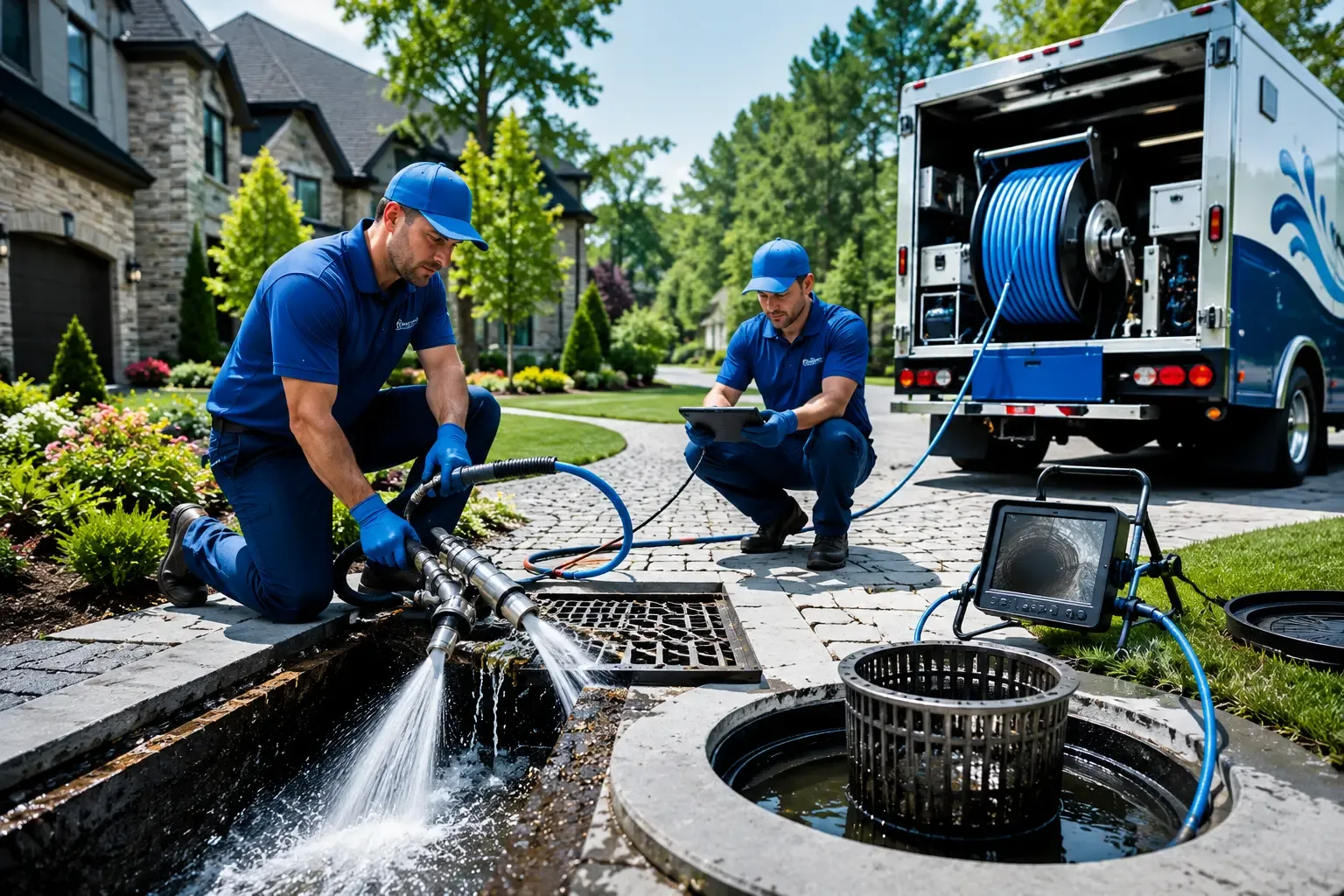 Local outdoor drain cleaning professionals in Baden, PA